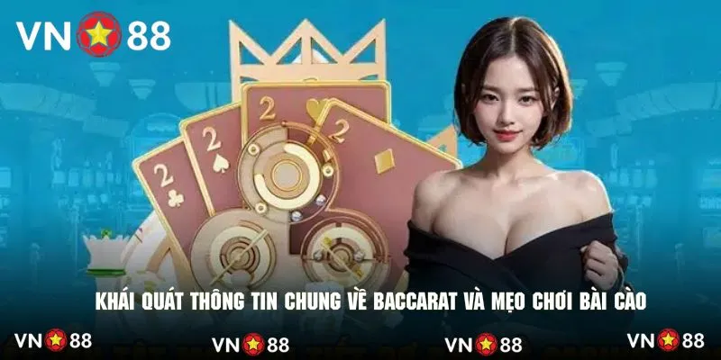 Khái quát thông tin chung về baccarat và mẹo chơi bài cào