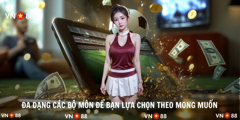 Đa dạng các bộ môn để bạn lựa chọn theo mong muốn